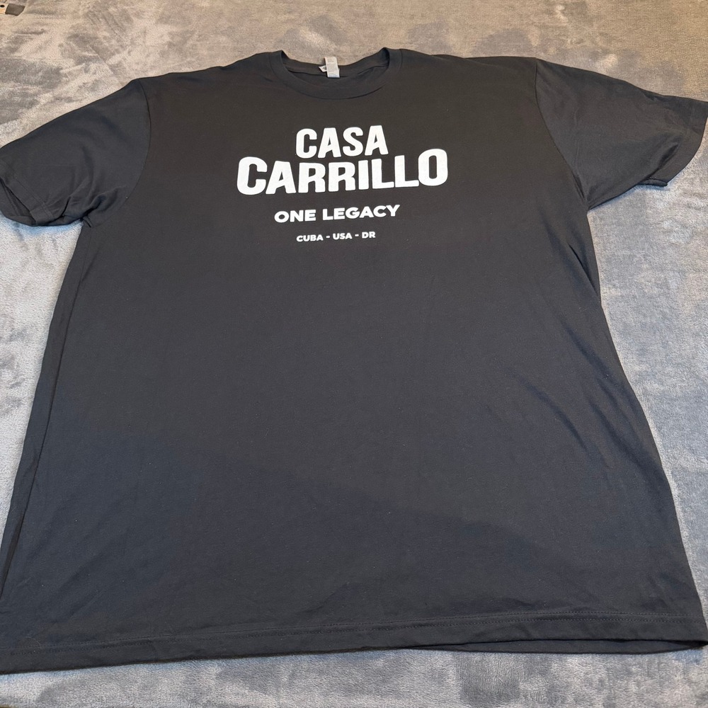 Casa Carrillo One Legacy T Shirt Black Cuba USA DR Graphic Tee Mens 2XL XXL